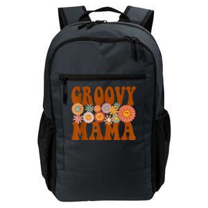 Retro Groovy Mama Matching Family 1st Birthday Party Daily Commute Backpack