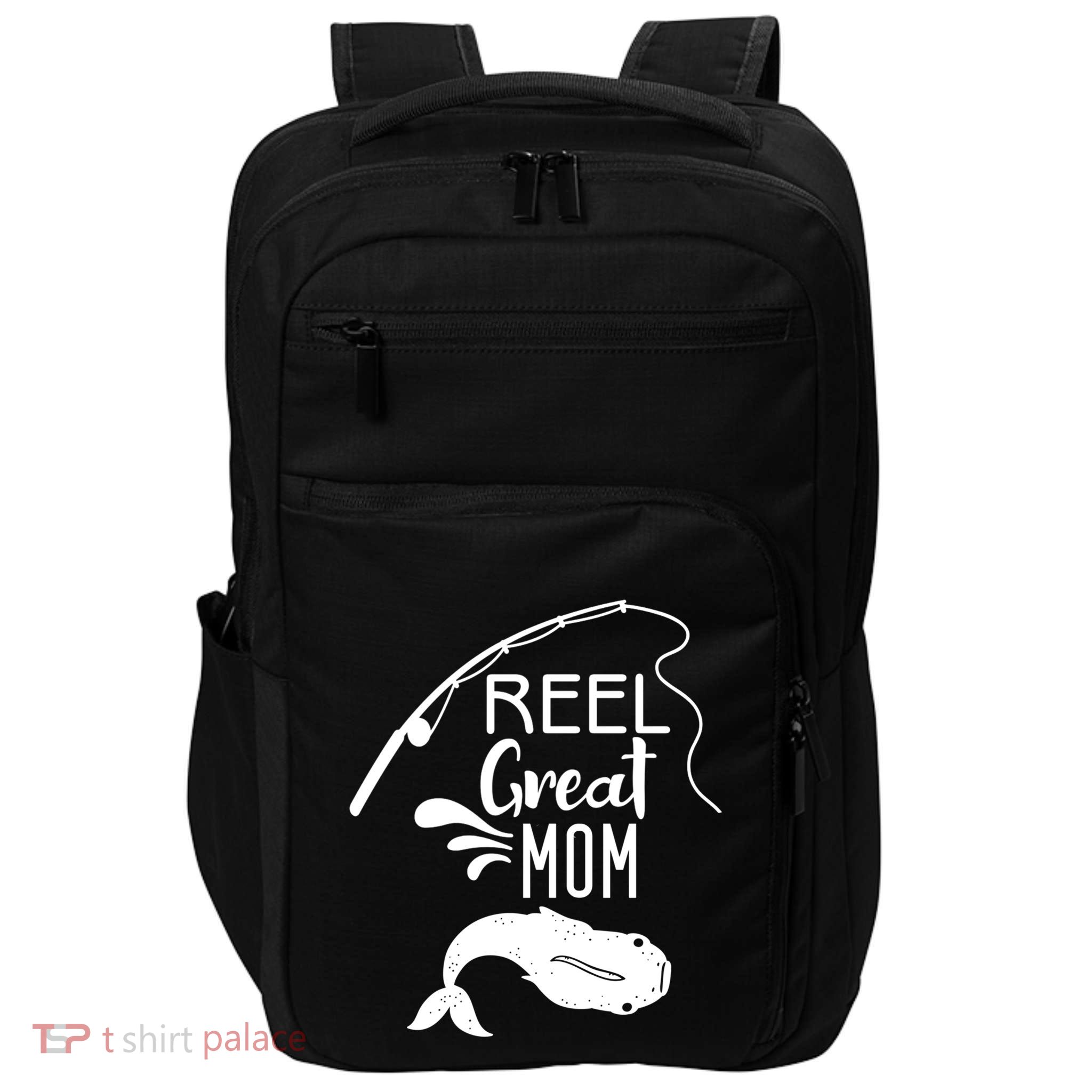 Reel Great Mom Fishing Gift Impact Tech Backpack