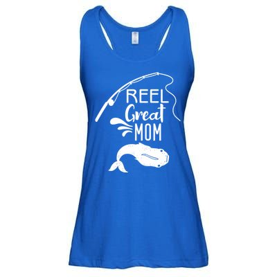 Reel Great Mom Fishing Gift Ladies Essential Flowy Tank