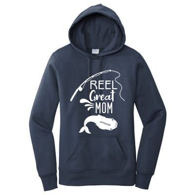 Reel Great Mom Fishing Gift Women's Pullover Hoodie