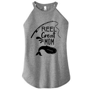 Reel Great Mom Fishing Gift Women’s Perfect Tri Rocker Tank