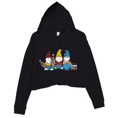 Real G’S Move In Silence Crop Fleece Hoodie