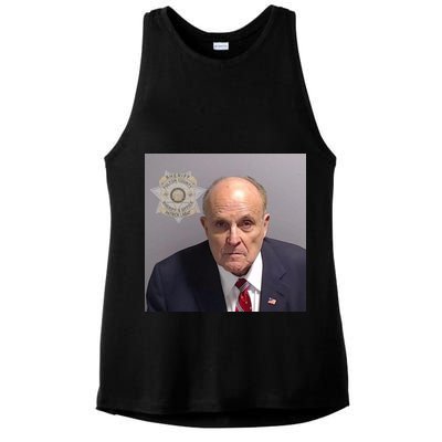 Rudy Giuliani Mugshot Ladies PosiCharge Tri-Blend Wicking Tank