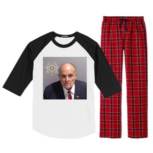 Rudy Giuliani Mugshot Raglan Sleeve Pajama Set