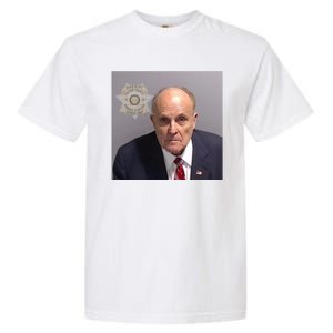 Rudy Giuliani Mugshot Garment-Dyed Heavyweight T-Shirt