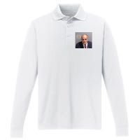 Rudy Giuliani Mugshot Performance Long Sleeve Polo