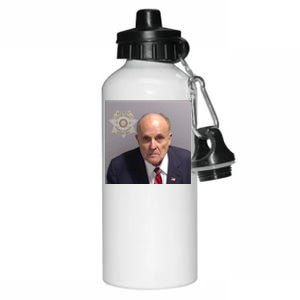 Rudy Giuliani Mugshot Aluminum Water Bottle