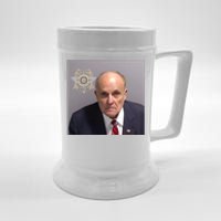 Rudy Giuliani Mugshot Beer Stein