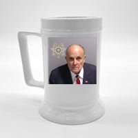 Rudy Giuliani Mugshot Beer Stein