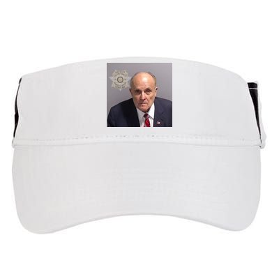 Rudy Giuliani Mugshot Adult Drive Performance Visor