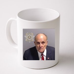 Rudy Giuliani Mugshot Coffee Mug