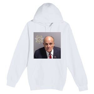 Rudy Giuliani Mugshot Premium Pullover Hoodie