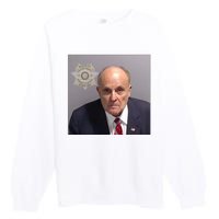 Rudy Giuliani Mugshot Premium Crewneck Sweatshirt