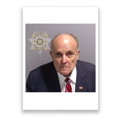 Rudy Giuliani Mugshot Poster