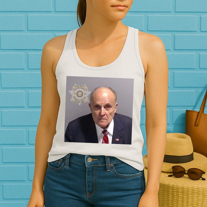 Rudy Giuliani Mugshot Womens Tank Top