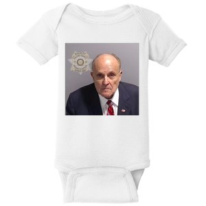 Rudy Giuliani Mugshot Baby Bodysuit