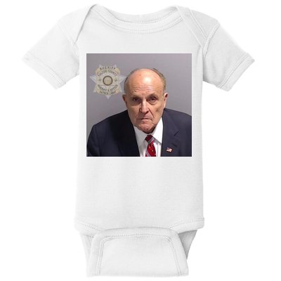 Rudy Giuliani Mugshot Baby Bodysuit