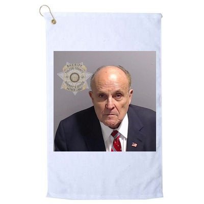 Rudy Giuliani Mugshot Golf Towel
