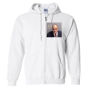 Rudy Giuliani Mugshot Full Zip Hoodie