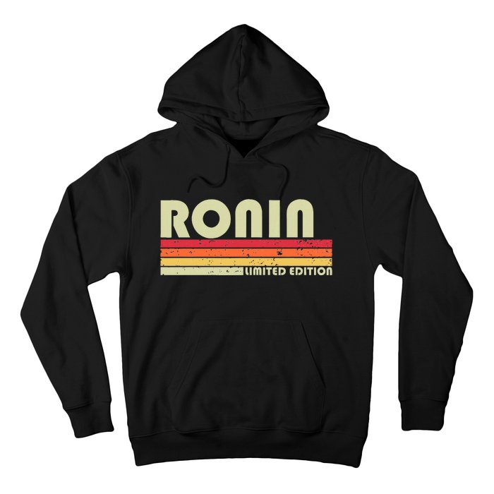 Ronin Gift Name Personalized Funny Retro Vintage Birthday Hoodie