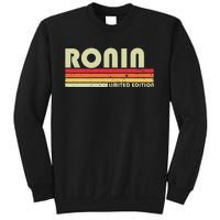 Ronin Gift Name Personalized Funny Retro Vintage Birthday Sweatshirt