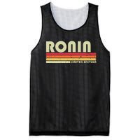 Ronin Gift Name Personalized Funny Retro Vintage Birthday Mesh Reversible Basketball Jersey Tank