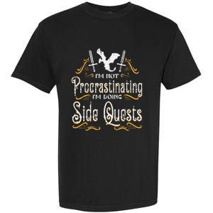 Rpg Gamer Not Procrastinating Side Quest Garment-Dyed Heavyweight T-Shirt