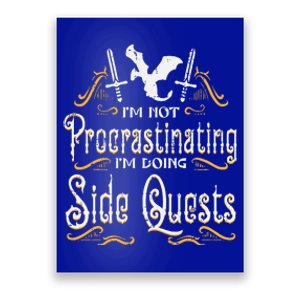 Rpg Gamer Not Procrastinating Side Quest Poster