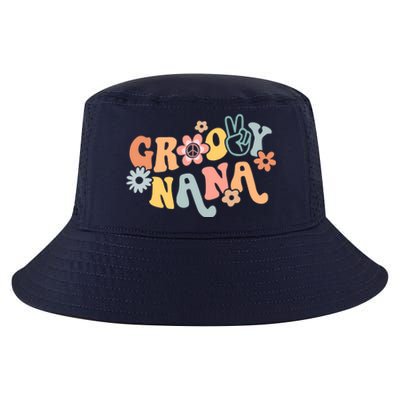 Retro Groovy Nana Matching Family 1st Birthday Party Cool Comfort Performance Bucket Hat