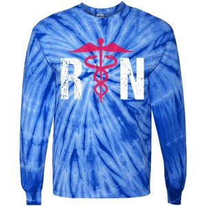 Rn Gift Nurse Gift Gift Tie-Dye Long Sleeve Shirt