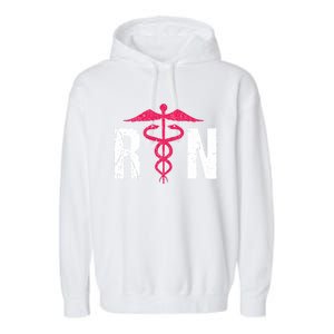 Rn Gift Nurse Gift Gift Garment-Dyed Fleece Hoodie