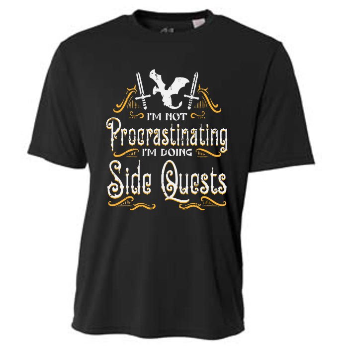 Rpg Gamer Not Procrastinating Side Quest Cooling Performance Crew T-Shirt