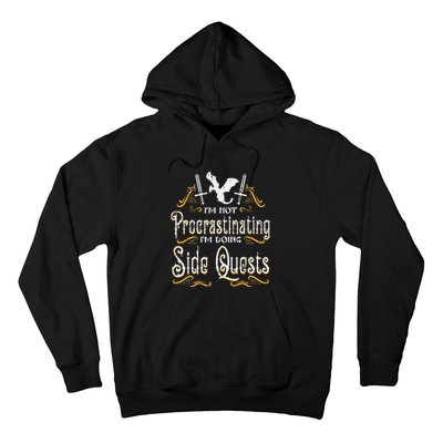 Rpg Gamer Not Procrastinating Side Quest Hoodie