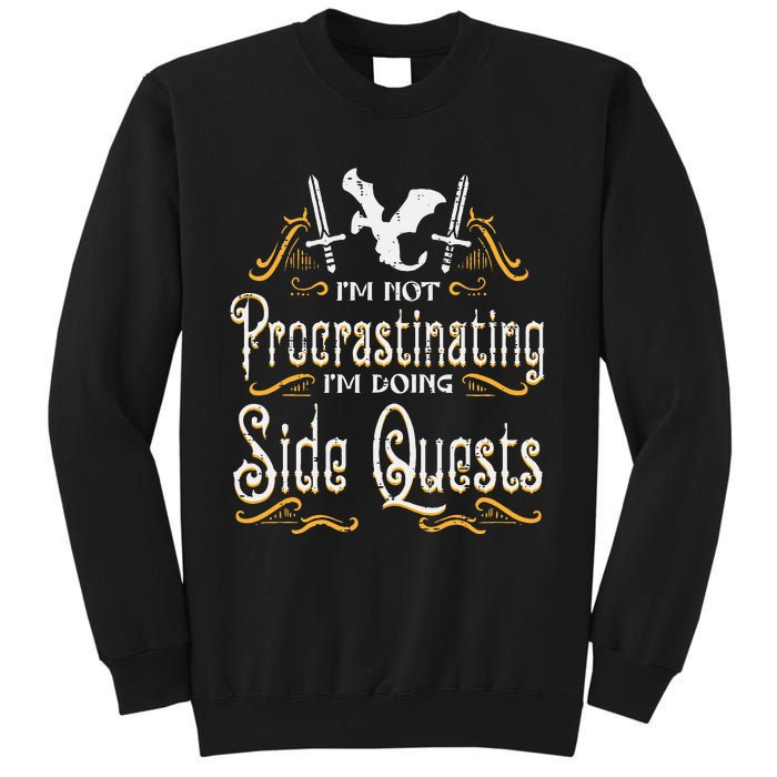 Rpg Gamer Not Procrastinating Side Quest Sweatshirt