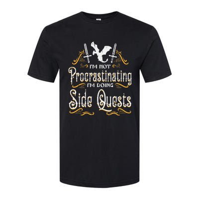 Rpg Gamer Not Procrastinating Side Quest Softstyle CVC T-Shirt