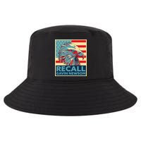 Recall Gavin Newsom 4th of July US American Flag Eagle Cool Comfort Performance Bucket Hat