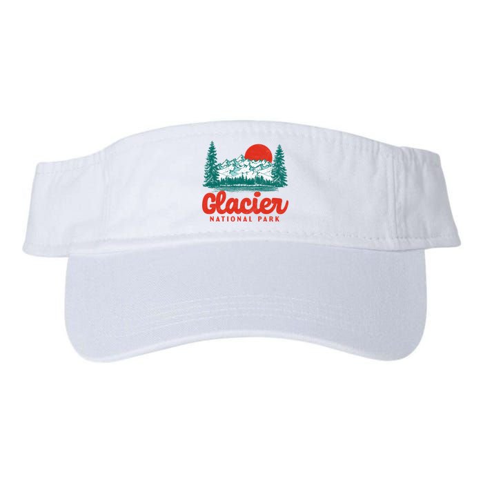 Retro Glacier National Park 80's Mountain Visor