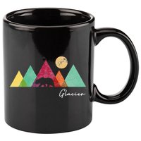 Retro Glacier National Park Montana 11oz C Handle Ceramic Mug