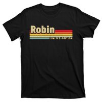 Robin Gift Name Personalized Birthday Funny Christmas T-Shirt