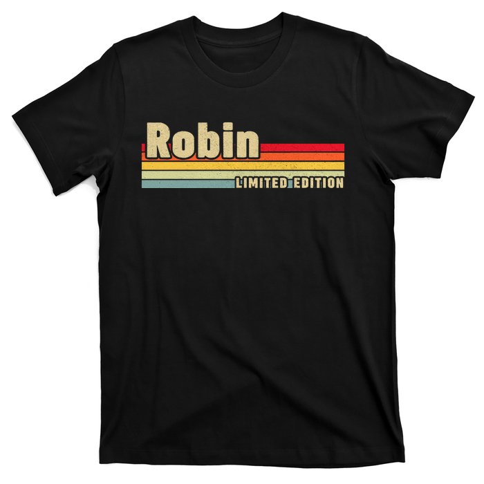 Robin Gift Name Personalized Birthday Funny Christmas T-Shirt