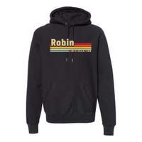 Robin Gift Name Personalized Birthday Funny Christmas Premium Hoodie