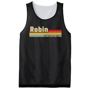 Robin Gift Name Personalized Birthday Funny Christmas Mesh Reversible Basketball Jersey Tank