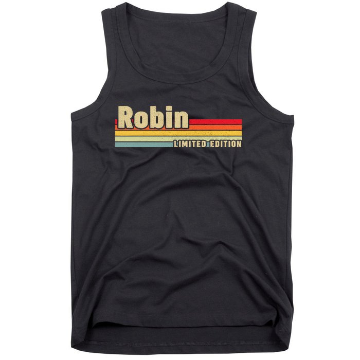 Robin Gift Name Personalized Birthday Funny Christmas Tank Top