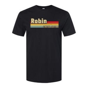 Robin Gift Name Personalized Birthday Funny Christmas Softstyle CVC T-Shirt