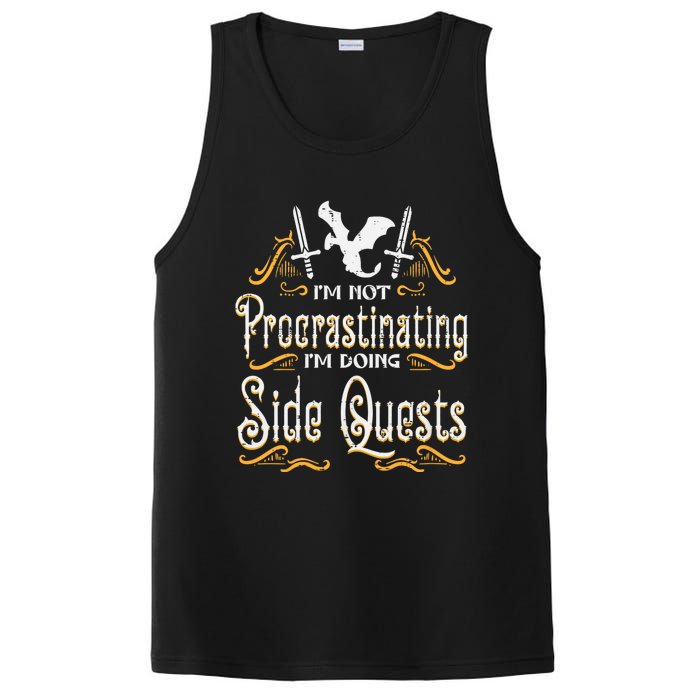 Rpg Gamer Not Procrastinating Side Quest Funny PosiCharge Competitor Tank