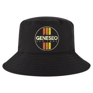 Retro Geneseo New York Cool Comfort Performance Bucket Hat