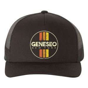 Retro Geneseo New York Yupoong Adult 5-Panel Trucker Hat