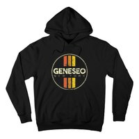 Retro Geneseo New York Hoodie