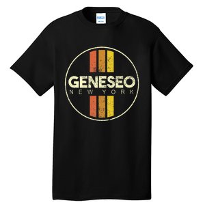 Retro Geneseo New York Tall T-Shirt