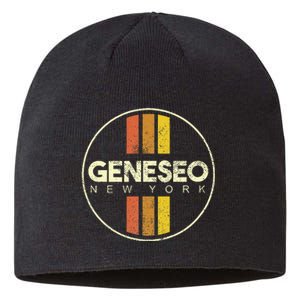 Retro Geneseo New York Sustainable Beanie